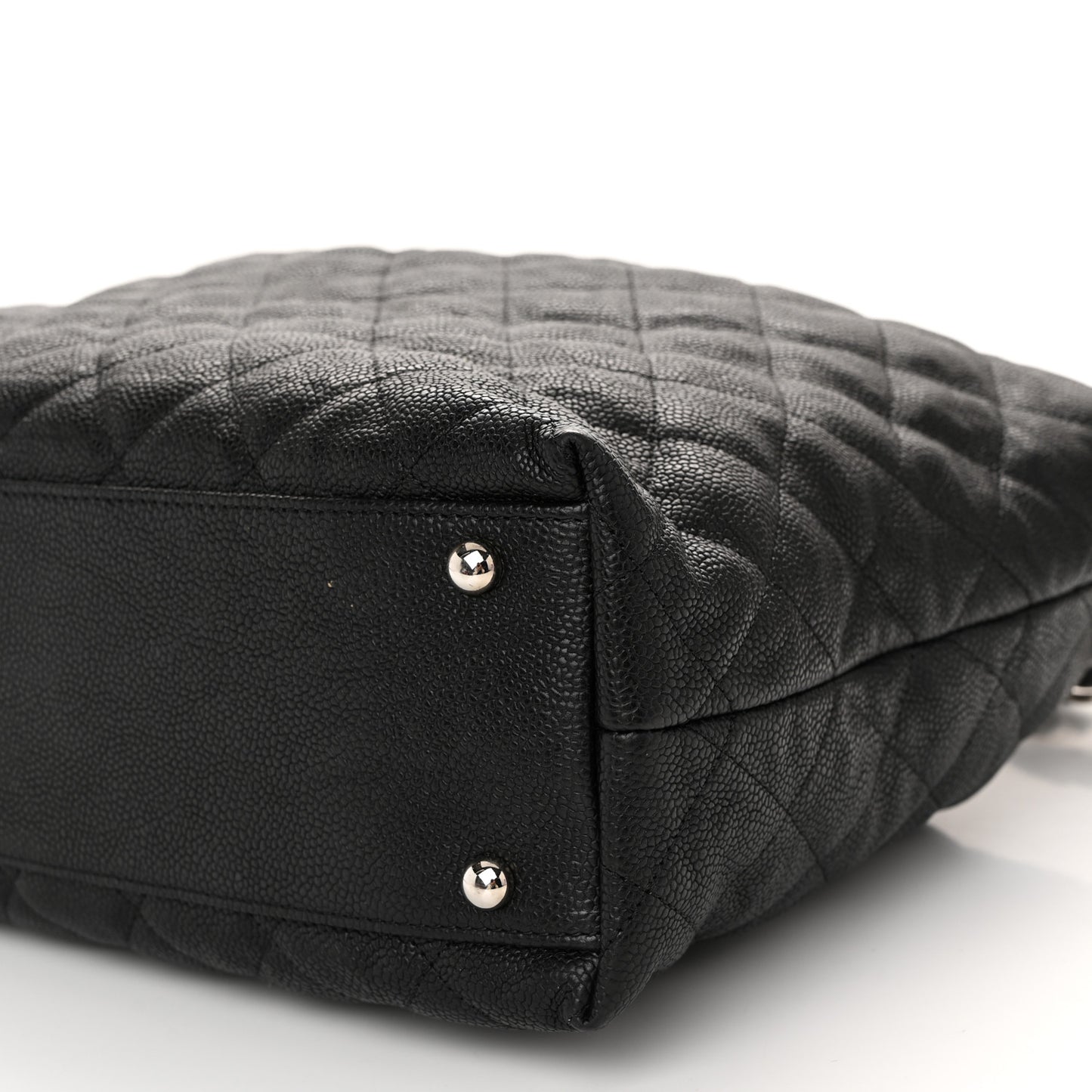 Caviar Quilted French Riviera Hobo Black