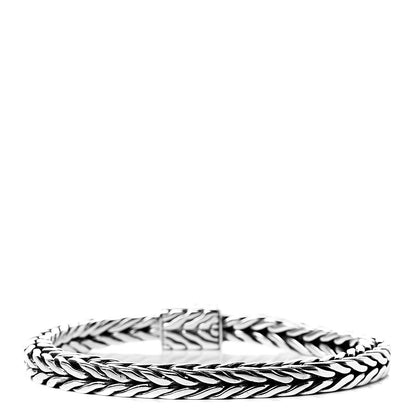 John Hardy Sterling Silver 6mm Mens Square Classic Chain Bracelet 3 of 4