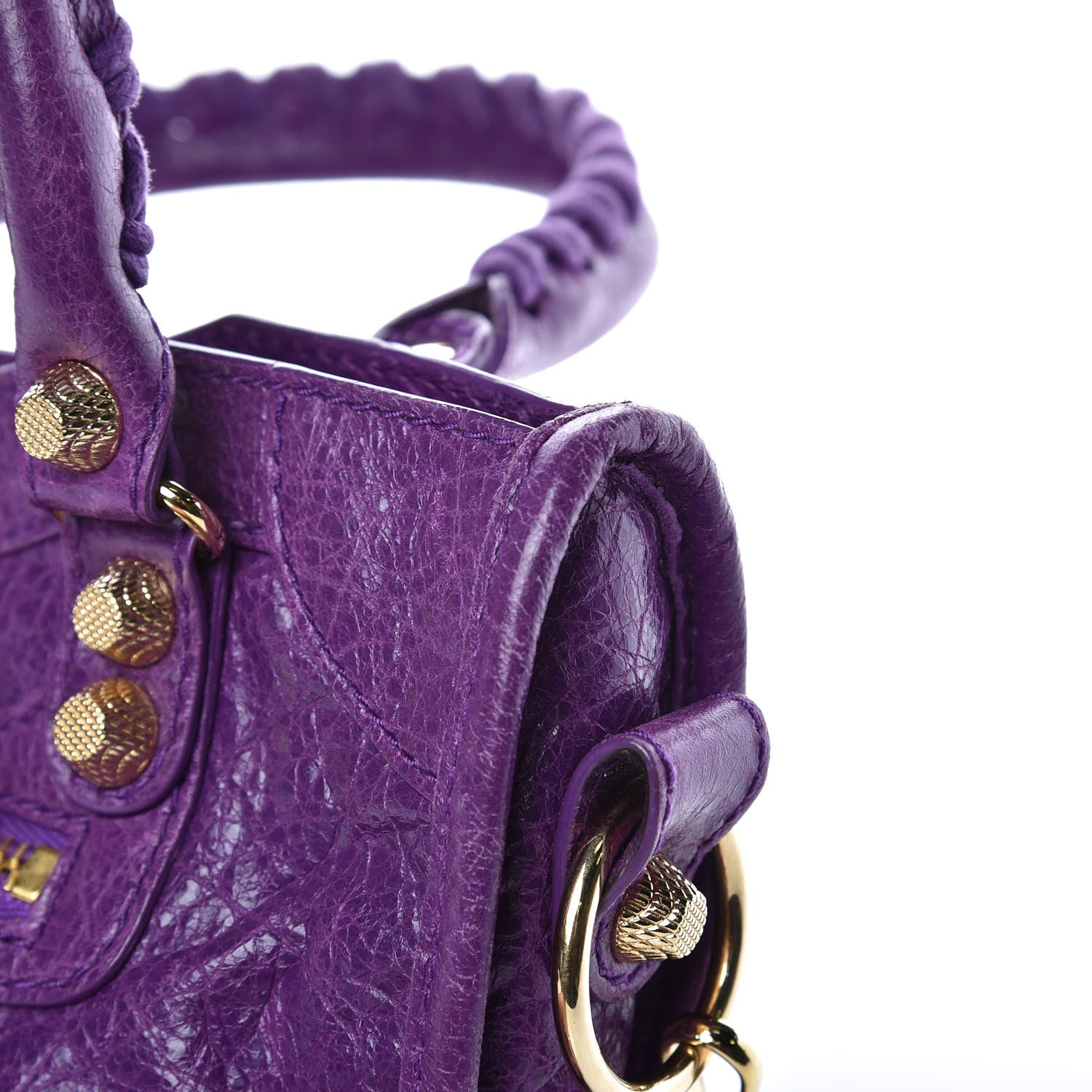 Balenciaga Agneau Giant 12 Gold Hardware Mini City Ultraviolet 11 of 11