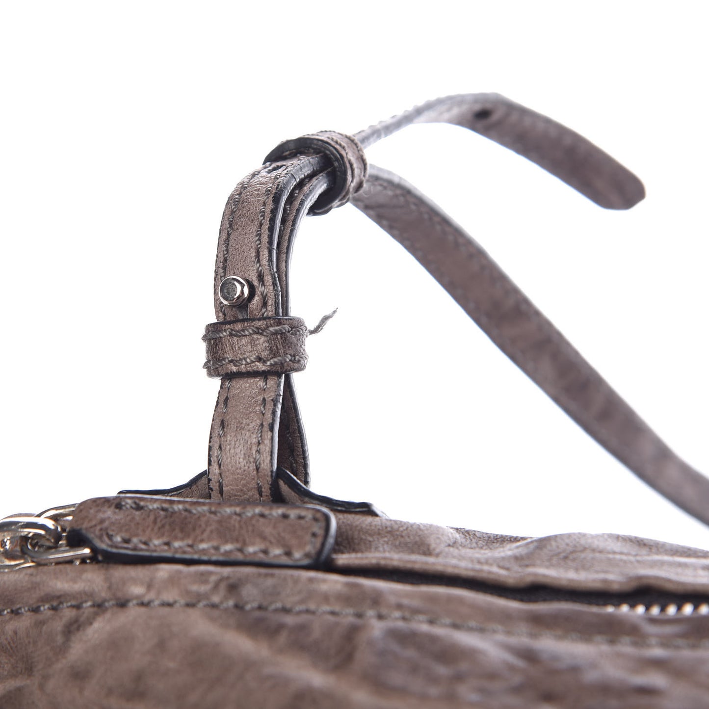 Tumbled Sheepskin Mini Pandora Charcoal