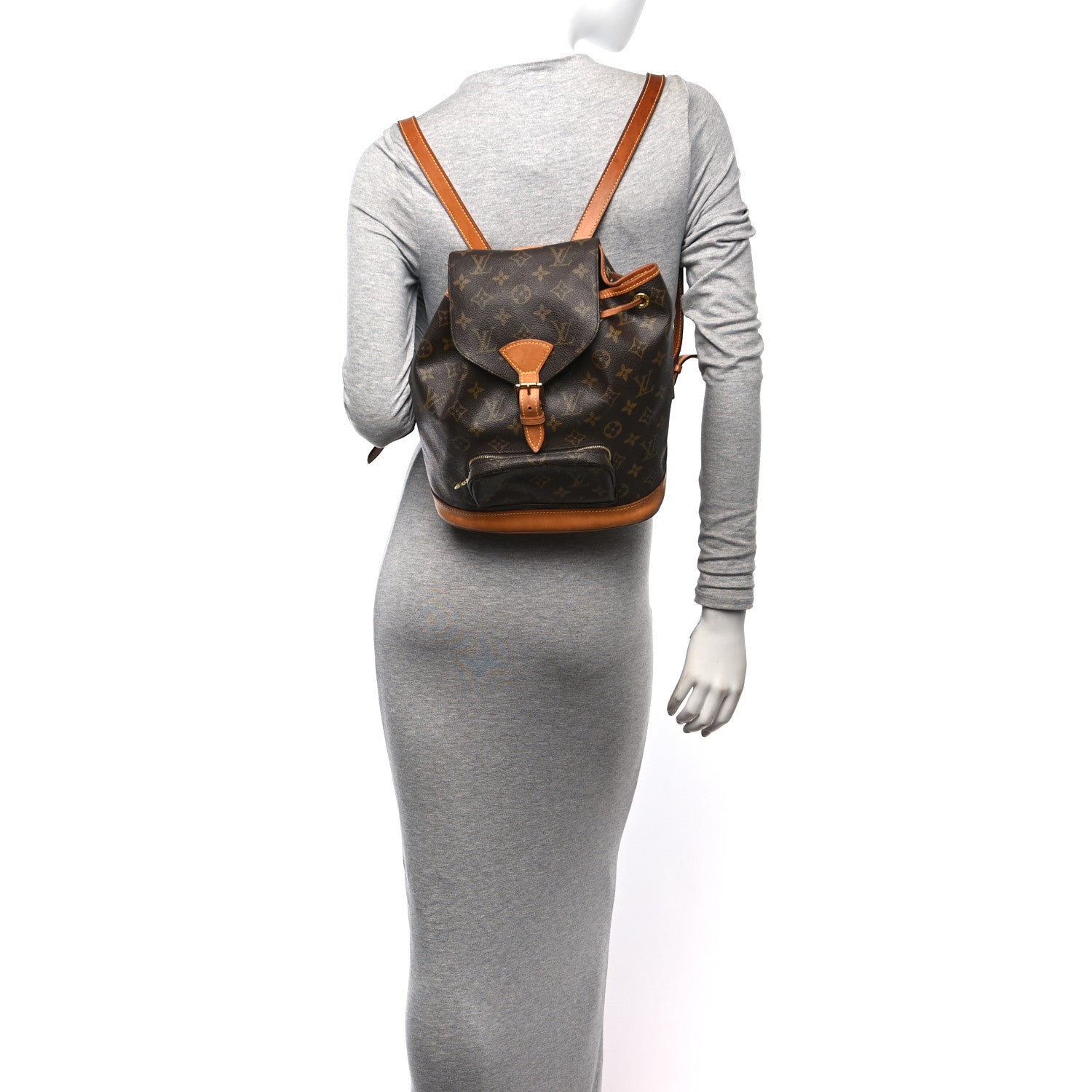 Louis Vuitton Monogram Montsouris MM Backpack 2 of 12