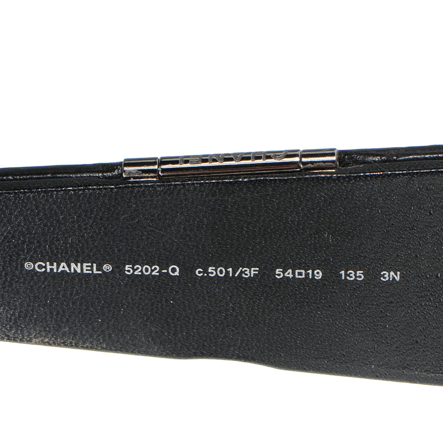 Chanel Leather Quilted CC Sunglasses w Mirror 5202-Q Black 4 of 7