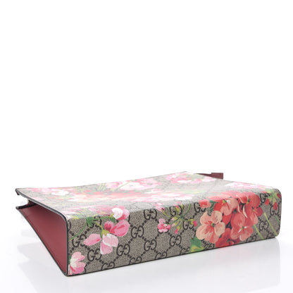 Gucci GG Supreme Monogram Blooms Large Cosmetic Case Beige Multicolor Dry Rose 4 of 9