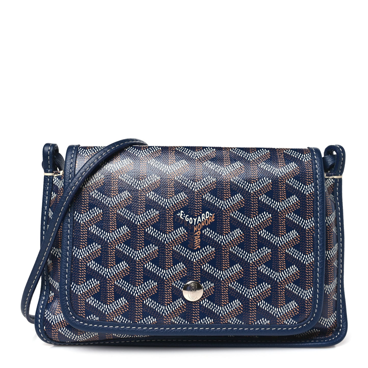 Goyardine Plumet Wallet Clutch Navy