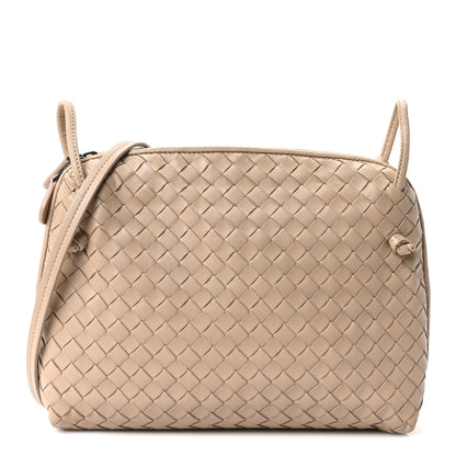Bottega Veneta Nappa Intrecciato Nodini Crossbody Messenger Maple 1 of 9