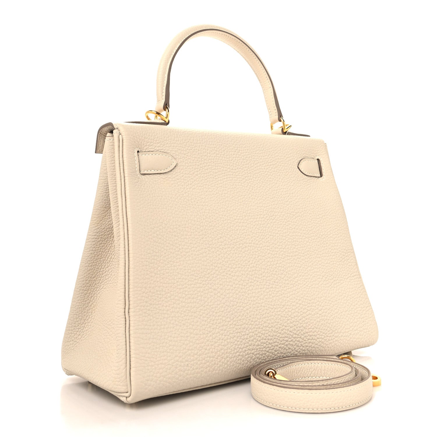 Hermes Togo Kelly Retourne 28 Craie 3 of 10