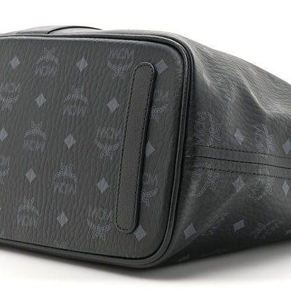 MCM Visetos Medium Liz Reversible Shopper Tote Black 13 of 19