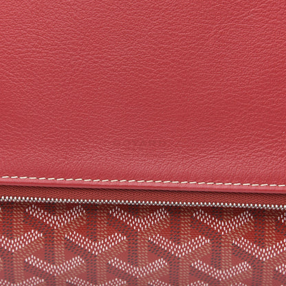 Goyard Goyardine Sainte Marie Soft Clutch Red 8 of 8