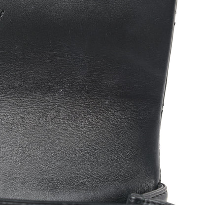 Chanel Calfskin Quilted Gold Bar Flap Black 12 of 14