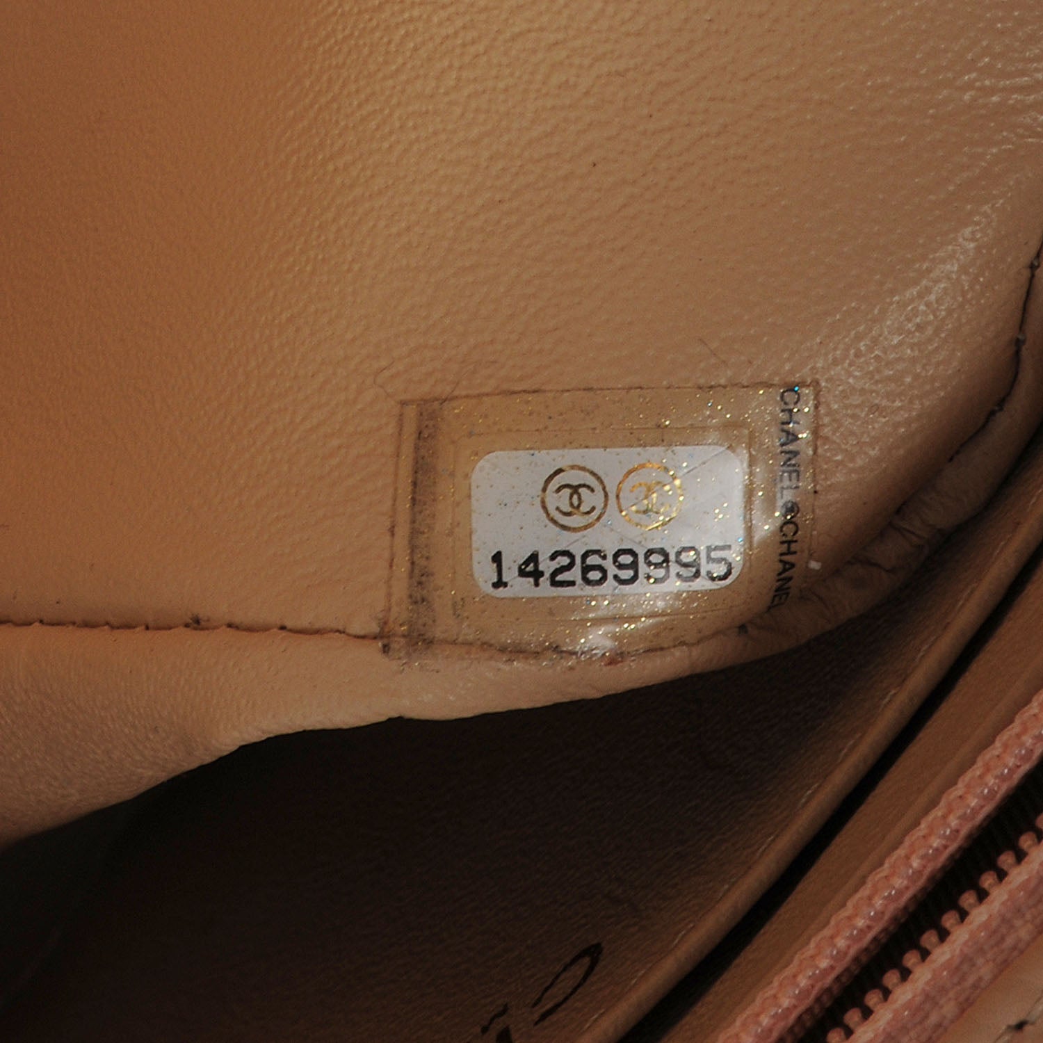 Chanel Caviar Jumbo Single Flap Beige Clair 6 of 7