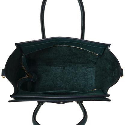 Celine Drummed Calfskin Nano Luggage Amazone 5 of 15