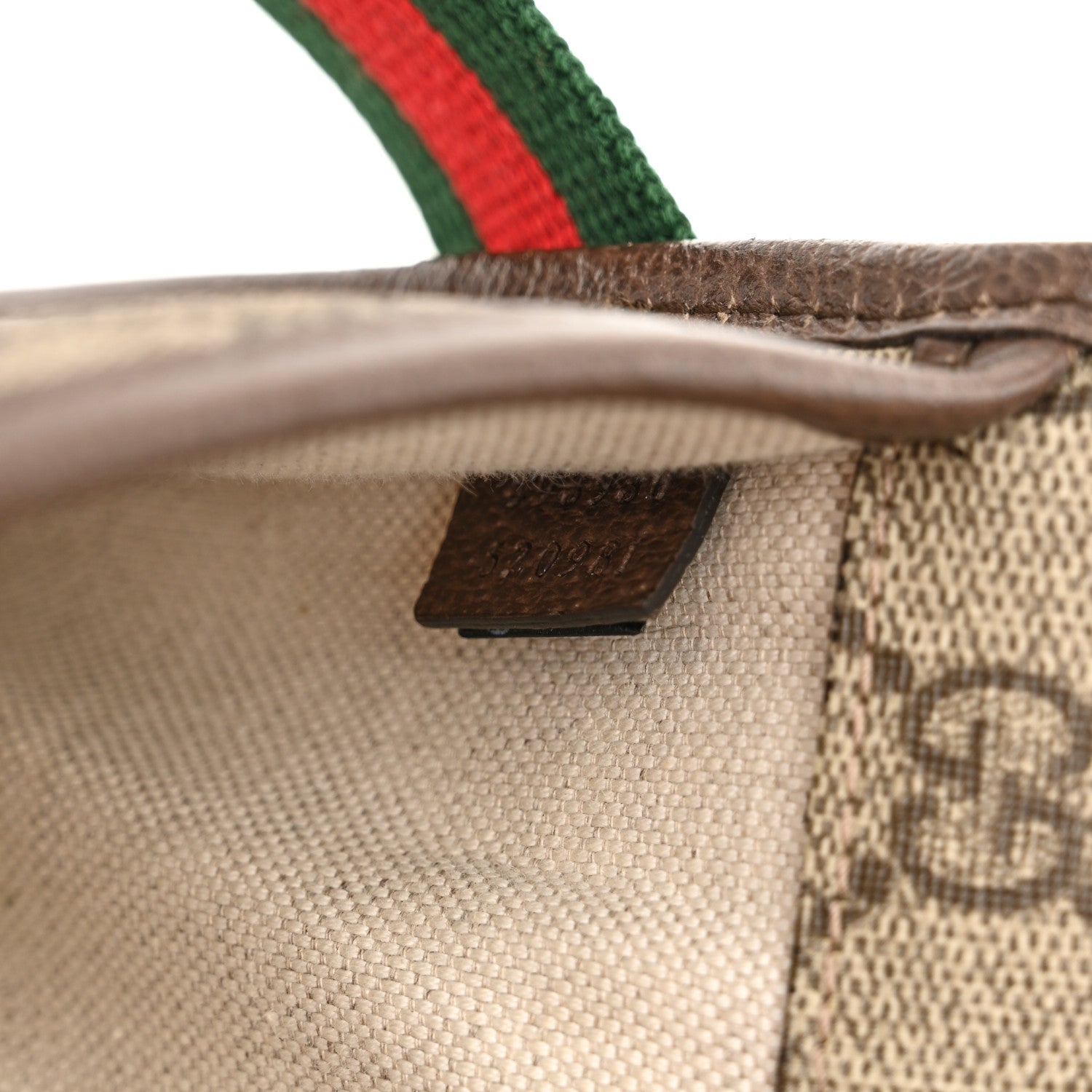Gucci GG Supreme Monogram Neo Vintage Web Belt Bag Brown 7 of 13