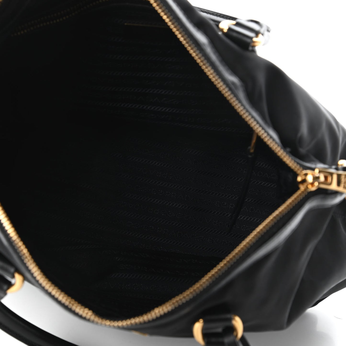 Tessuto Nylon Soft Calf Tote Black