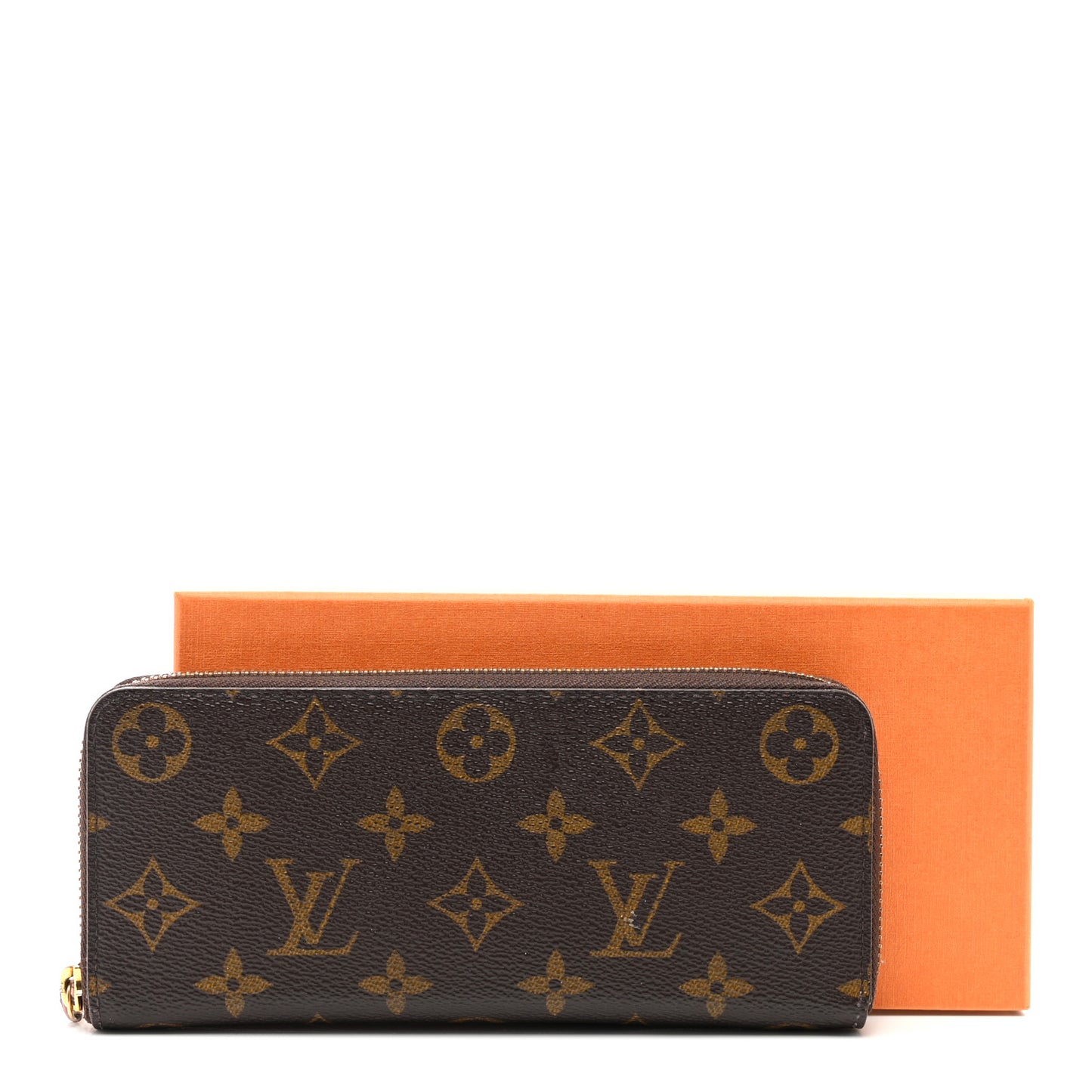 Monogram Clemence Wallet Rose Ballerine
