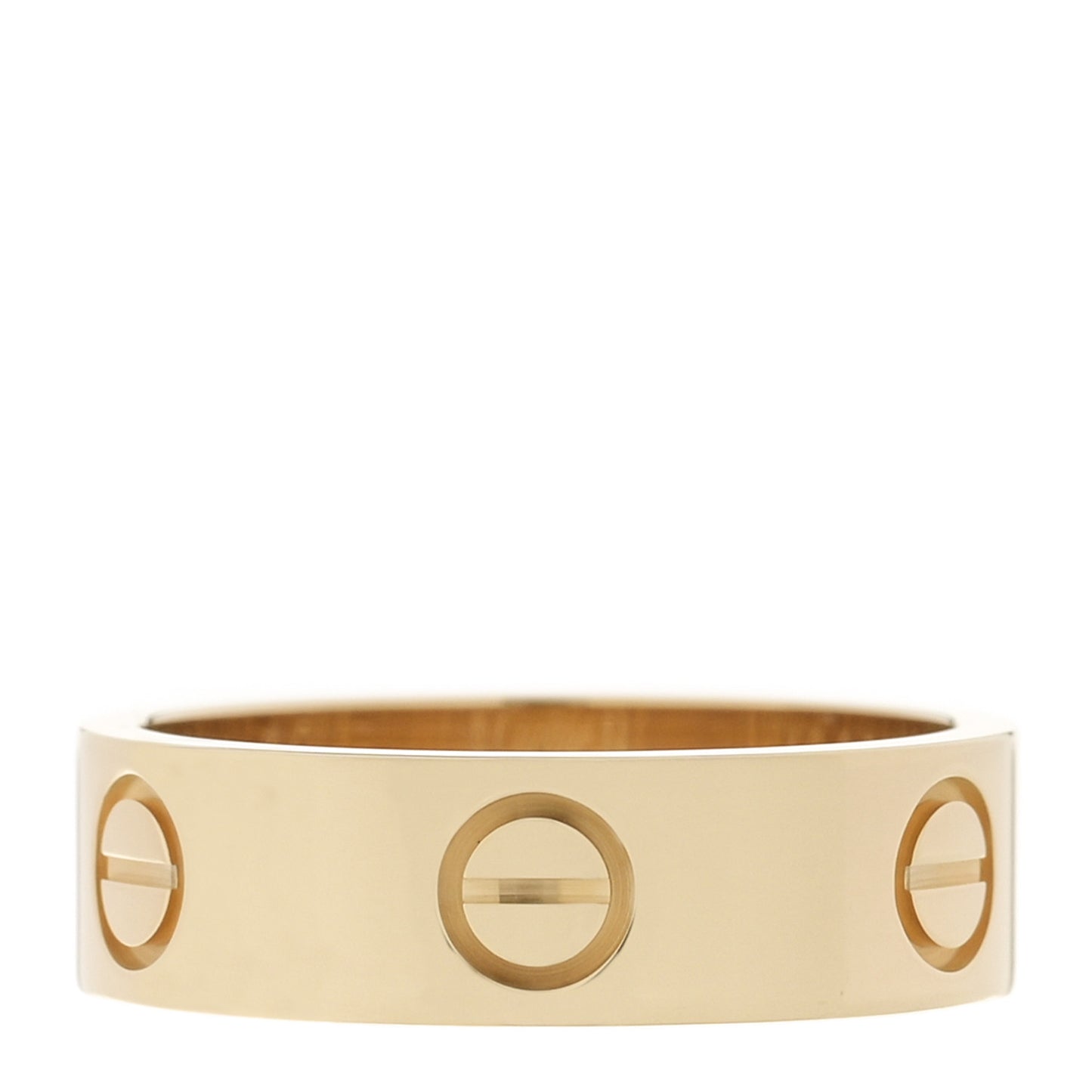 18K Yellow Gold 5.5mm LOVE Ring 52 6
