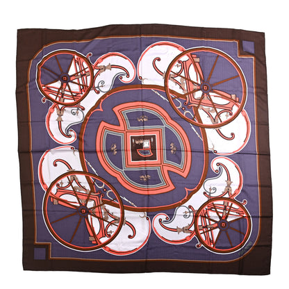 Hermes Cashmere Silk Washington Carriage Shawl 140 1 of 5