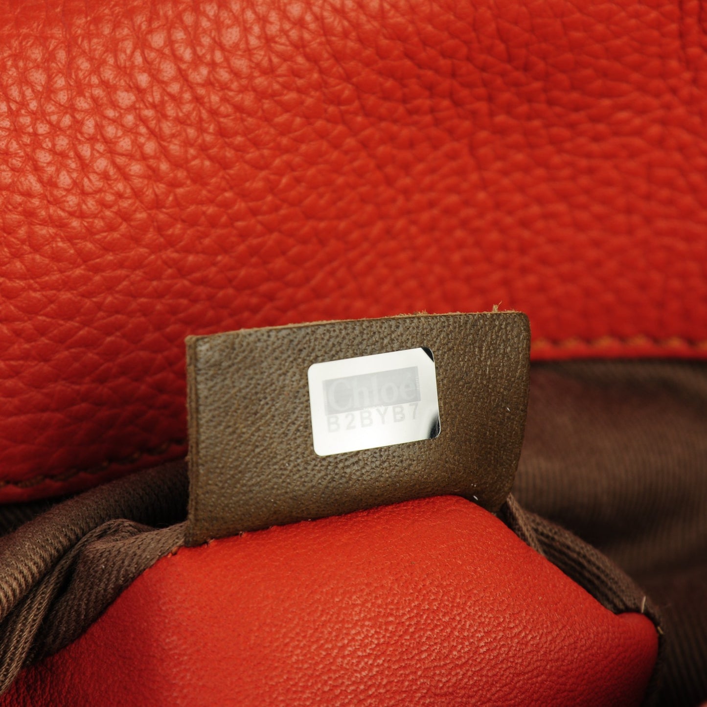 Calfskin Medium Marcie Round Crossbody Bag Whiskey