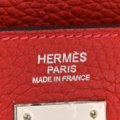Hermes Taurillon Clemence Kelly Retourne 32 Rouge Casaque 6 of 23