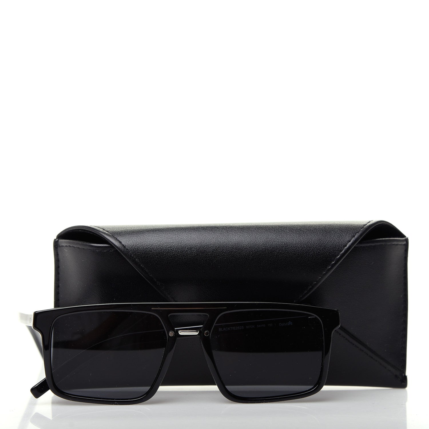 Christian Dior Acetate Black Tie Sunglasses 262S Black 7 of 7