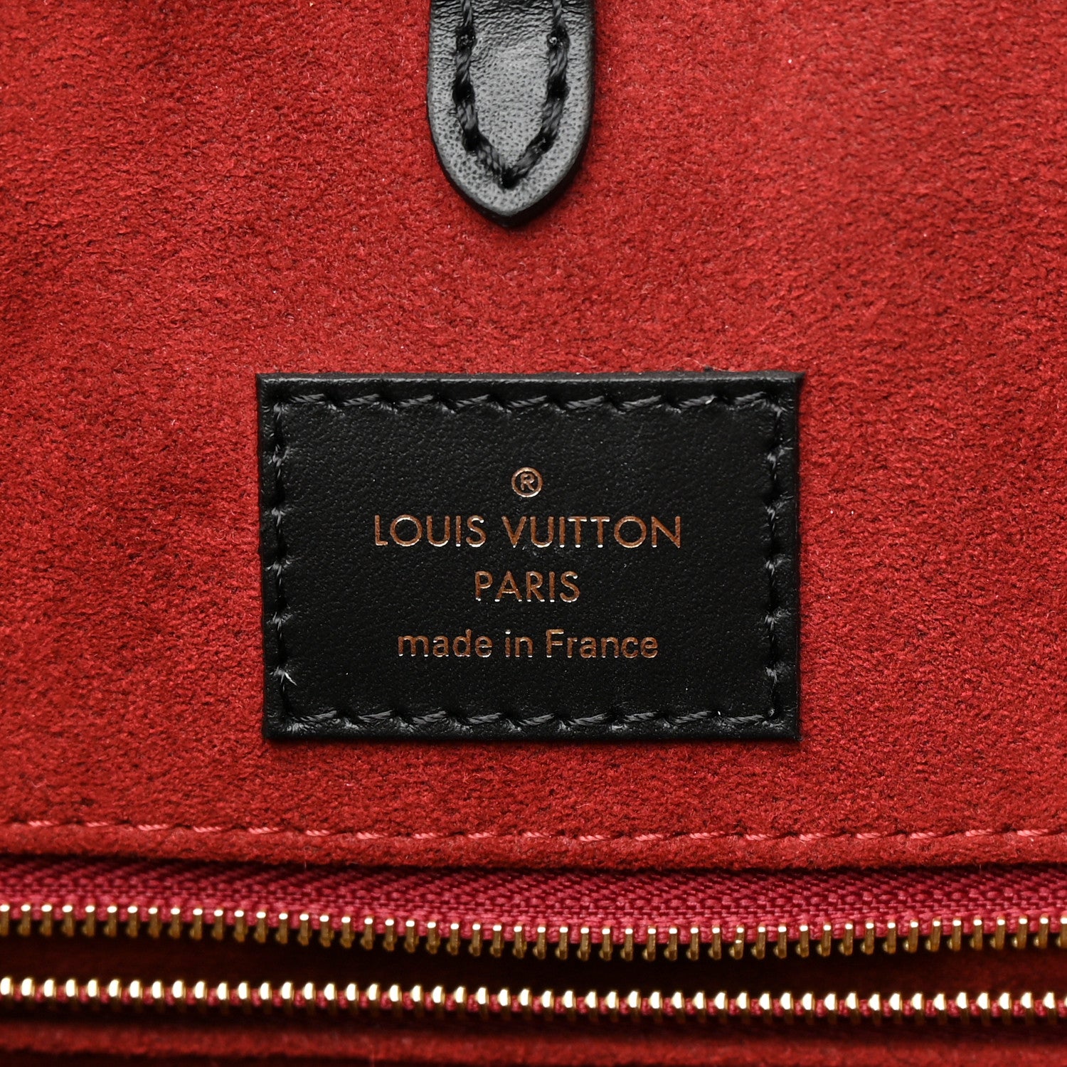 Louis Vuitton LOUIS VUITTON Empreinte Monogram Giant Onthego MM Black Beige 6 of 11