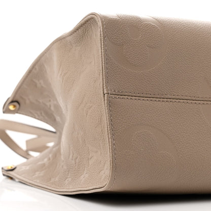 Louis Vuitton Empreinte Monogram Giant Onthego MM Tourterelle 8 of 9