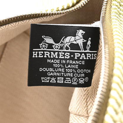 Hermes Wool Large Bride-A-Brac H Natte Pouch Vert Foret 6 of 7