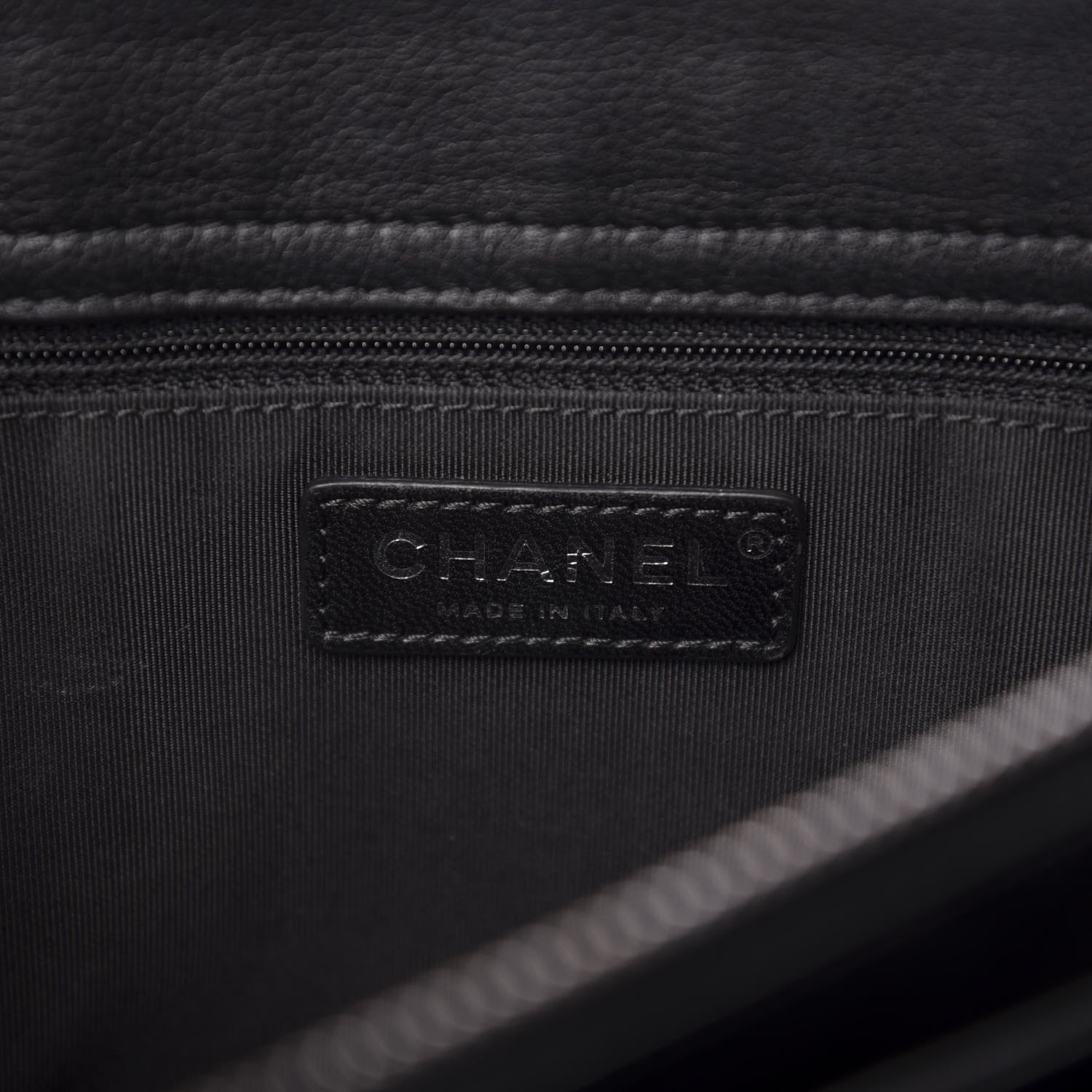 Chanel Calfskin Quilted Frame In Chain Tote Black 6 of 11