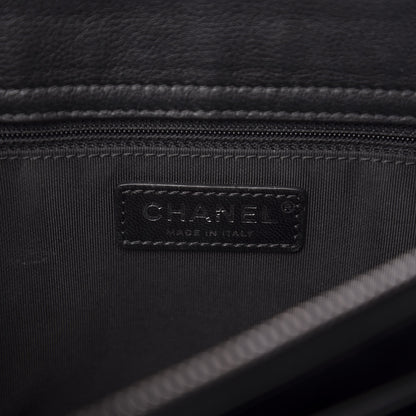 Chanel Calfskin Quilted Frame In Chain Tote Black 6 of 11