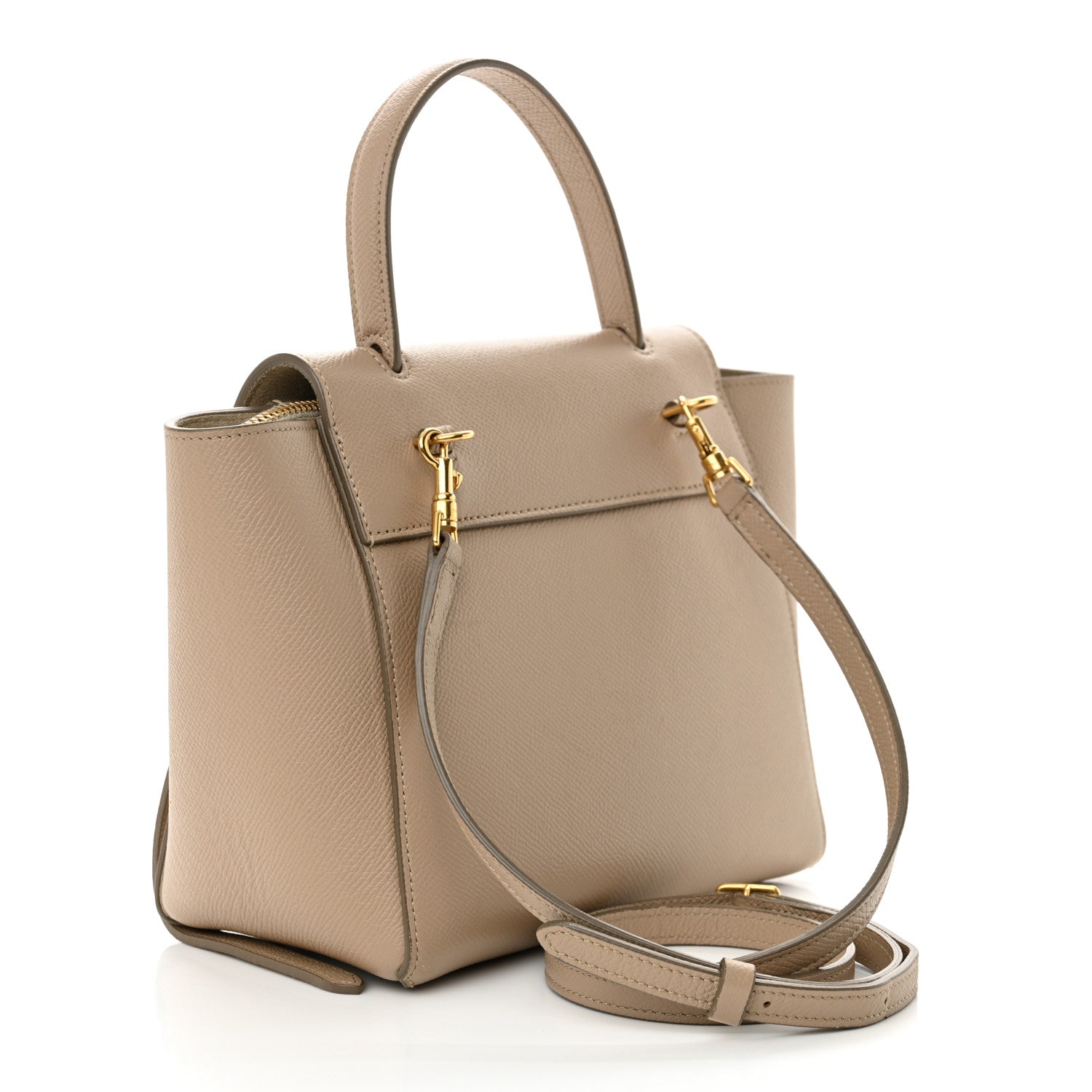 Celine Grained Calfskin Nano Belt Bag Light Taupe 3 of 10