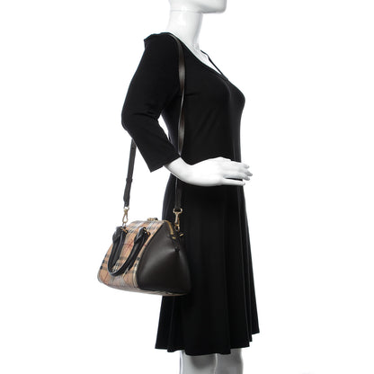 Burberry Haymarket Check Small Blaze Satchel Chocolate 2 of 8