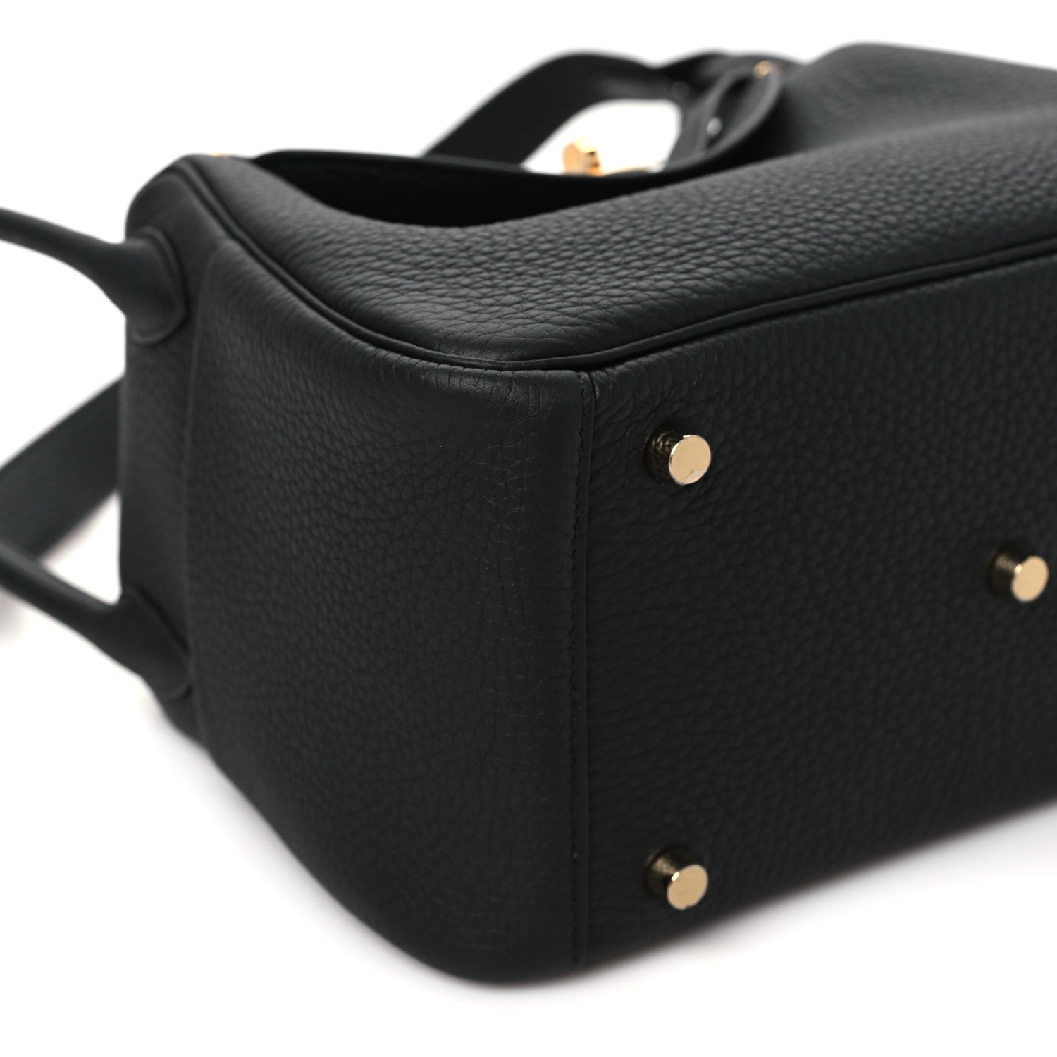 Hermes Taurillon Clemence Lindy 26 Black 8 of 10