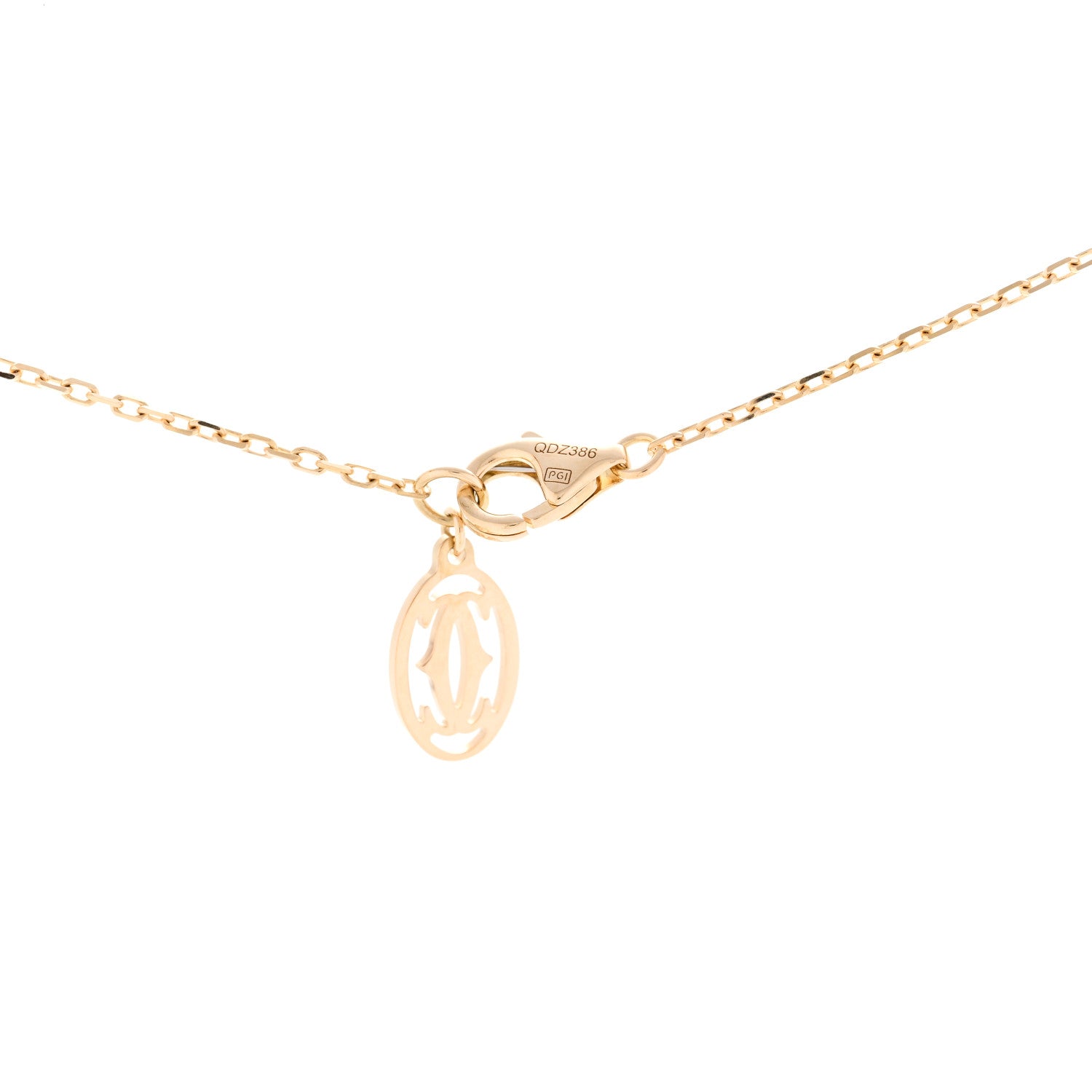 Cartier 18K Yellow Gold Diamond SM D'Amour Pendant Necklace 4 of 6