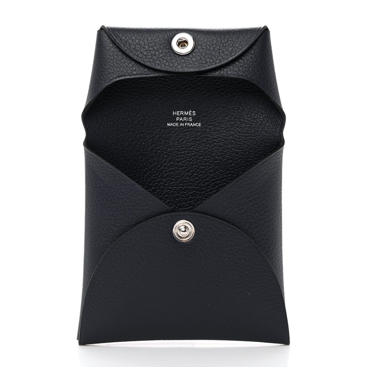 Hermes Evercolor Bastia Coin Purse Bleu Nuit 7 of 7