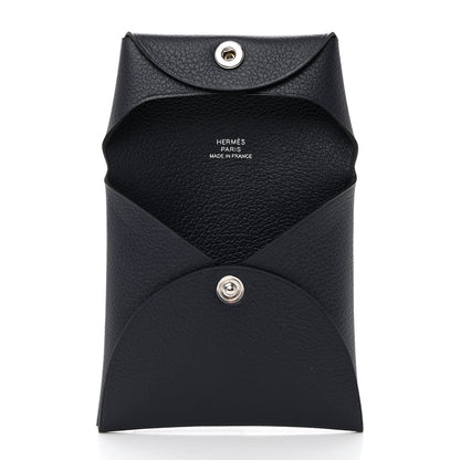Hermes Evercolor Bastia Coin Purse Bleu Nuit 7 of 7