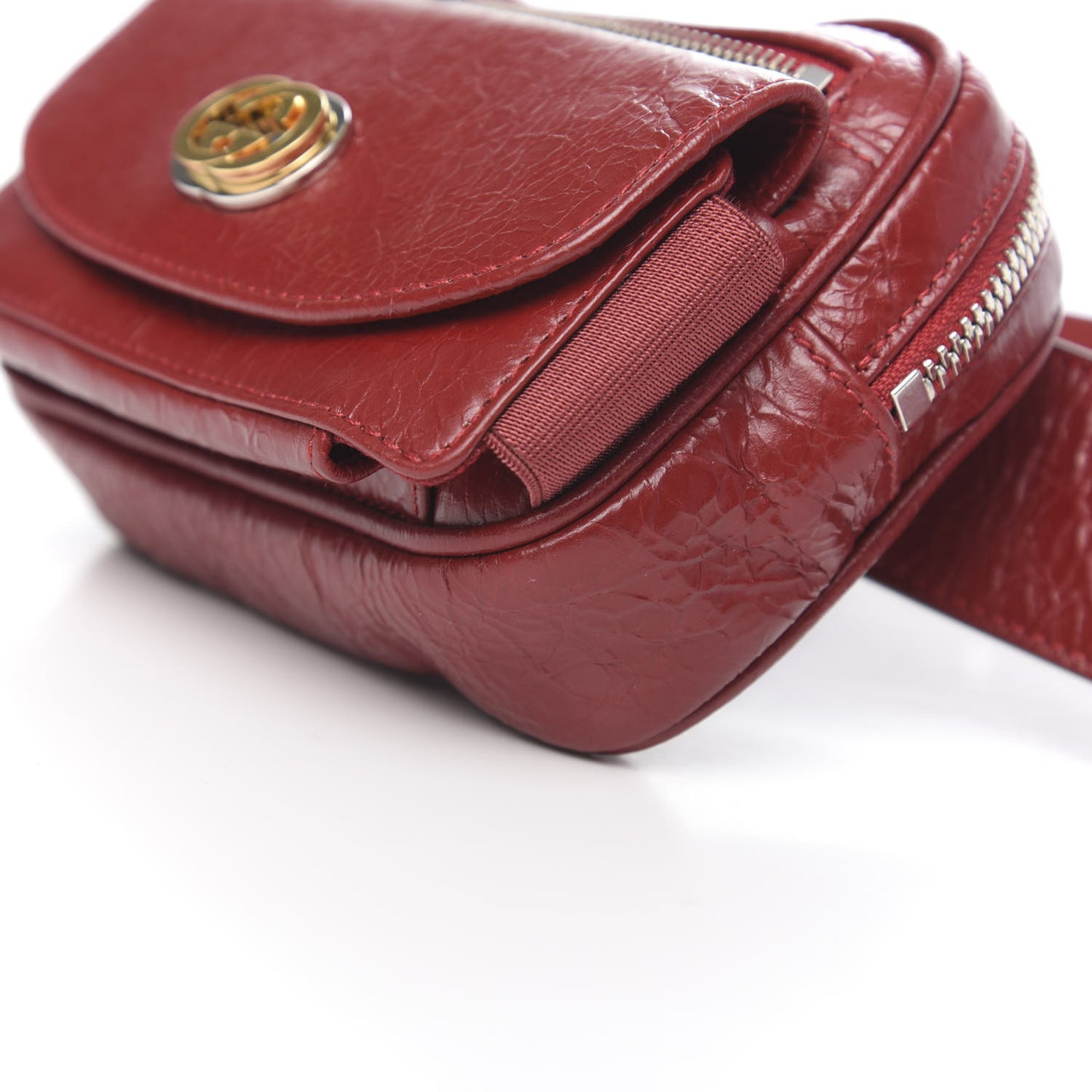 Fluffy Calfskin Mini Morpheus Belt Bag 70 28 Red