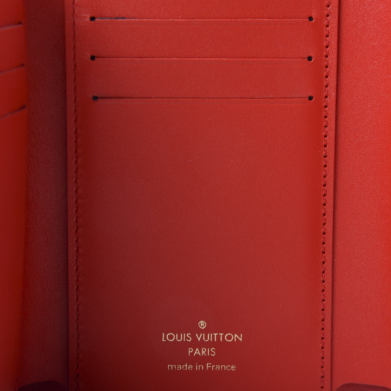 Louis Vuitton Monogram Flower Lock Compact Wallet Coquelicot 7 of 8
