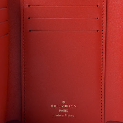 Louis Vuitton Monogram Flower Lock Compact Wallet Coquelicot 7 of 8