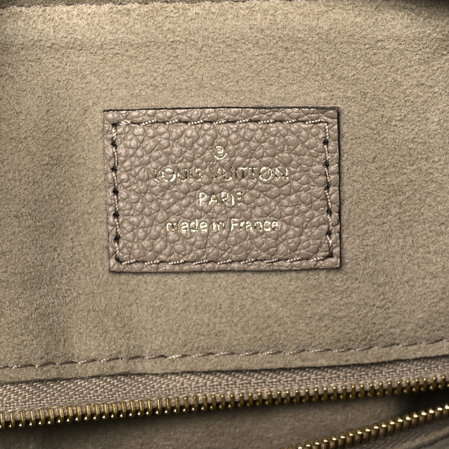 Louis Vuitton Empreinte Monogram Giant Speedy Bandouliere 25 Tourterelle 6 of 10