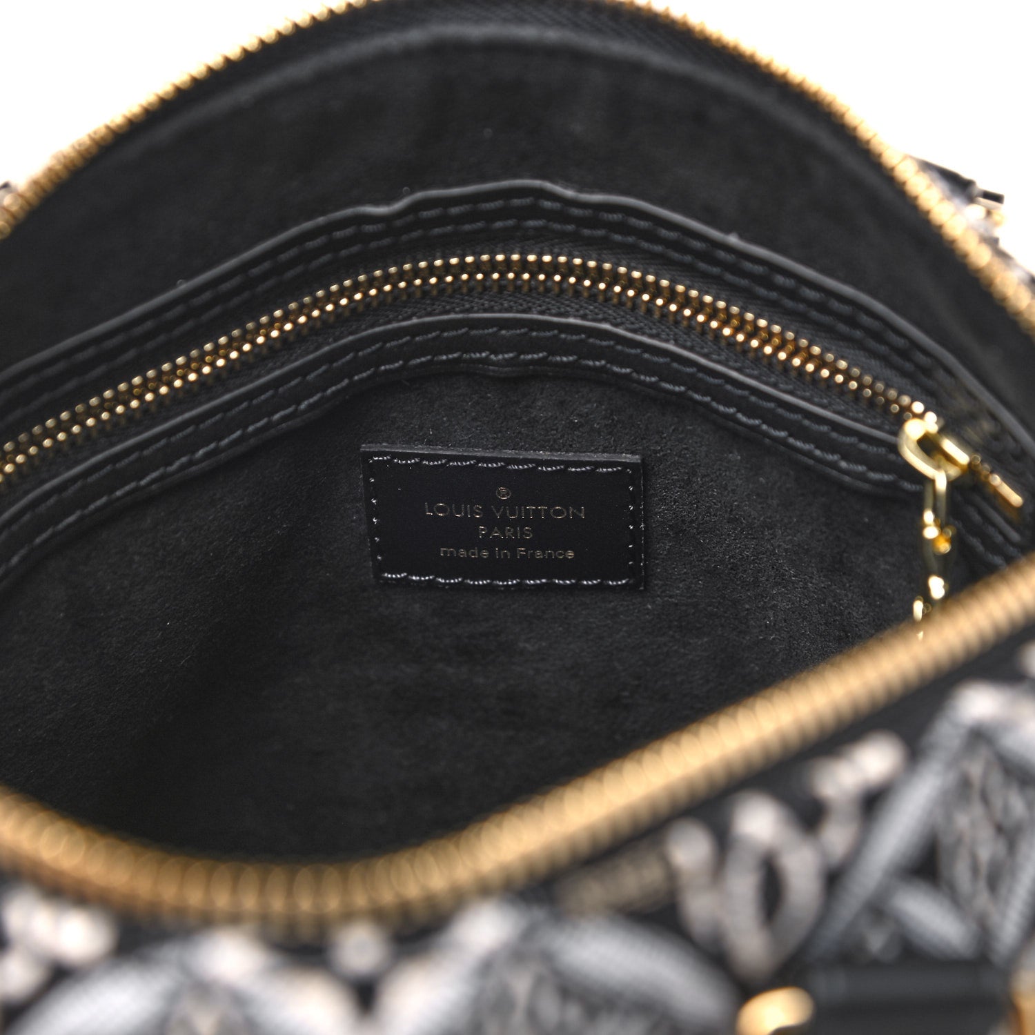 Louis Vuitton Jacquard Since 1854 Speedy Bandouliere 25 Grey 6 of 12