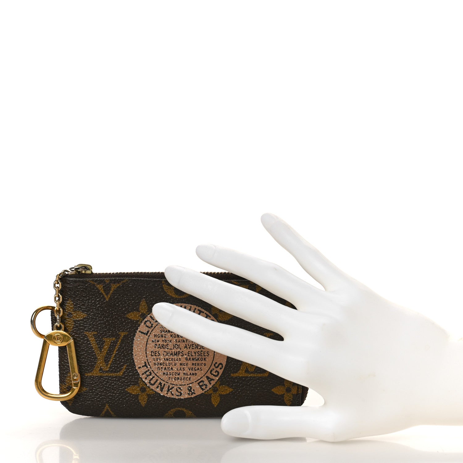 Louis Vuitton Monogram Complice Trunks and Bags Key Pouch Beige 2 of 8