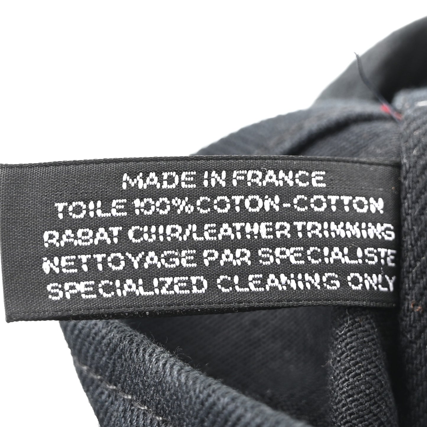 Chevron Herringbone Toile Vache Liegee Valparaiso Tote  MM Black