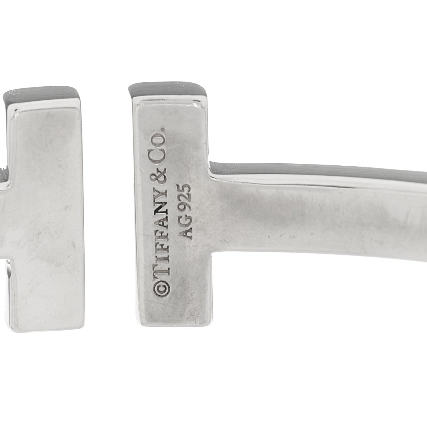 Tiffany Sterling Silver T Square Bracelet 3 of 3