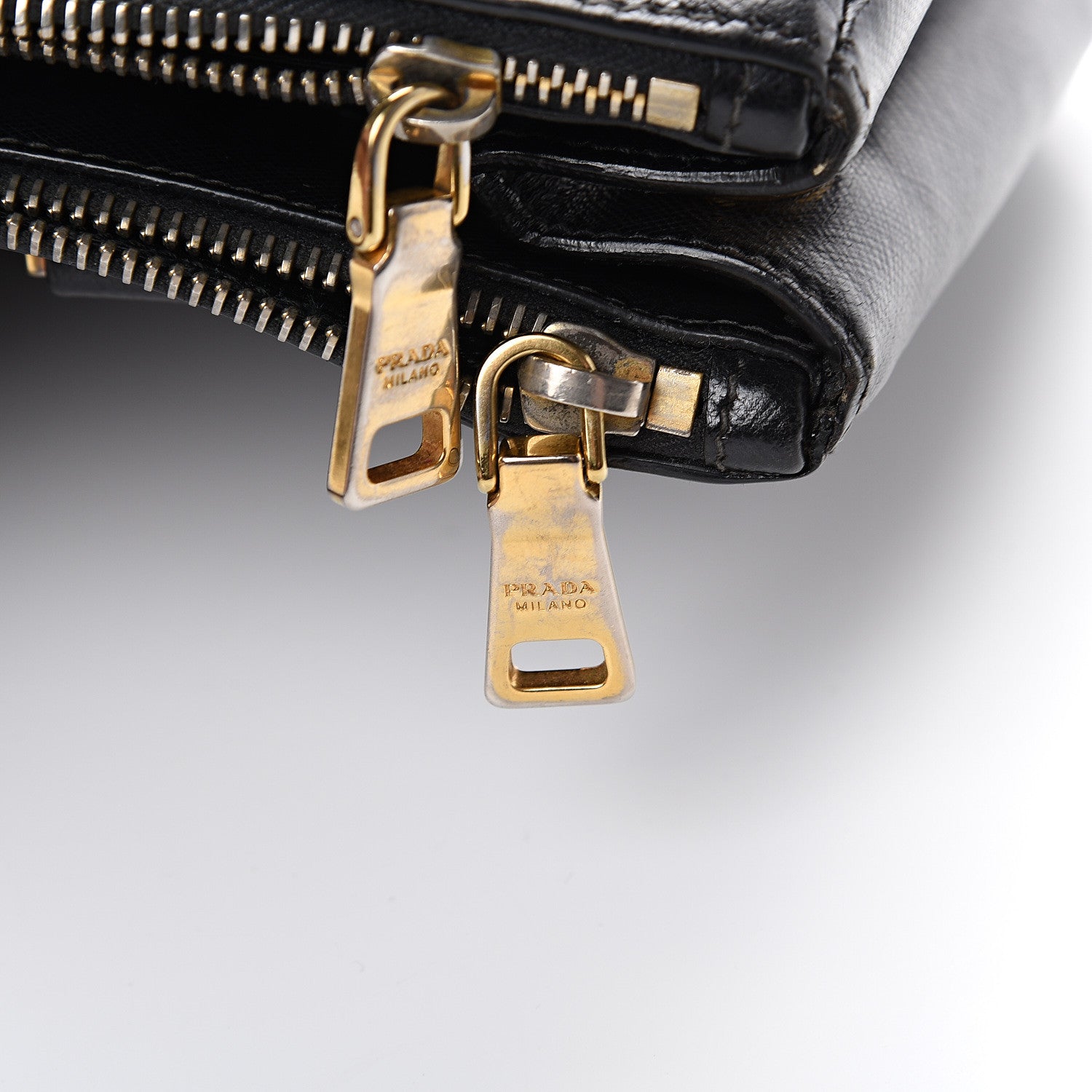 Prada Saffiano Small Galleria Double Zip Tote Black 14 of 29