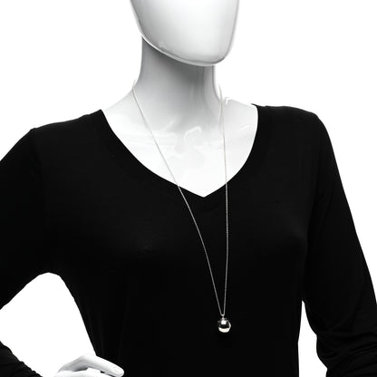 Tiffany Sterling Silver 19mm HardWear Ball Pendant Necklace 2 of 4