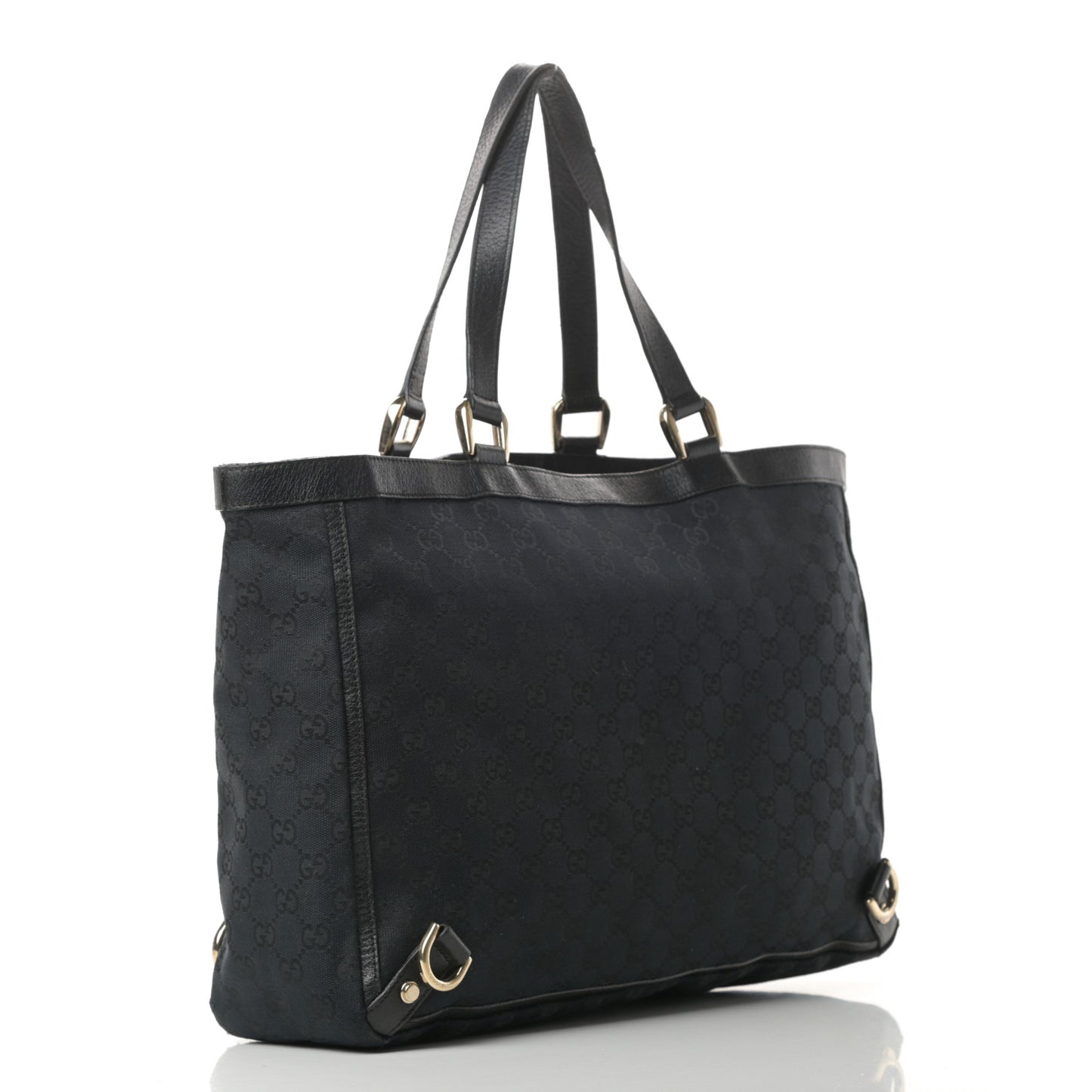 Monogram Large Abbey Tote Black