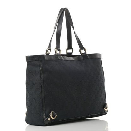 Gucci Monogram Large Abbey Tote Black 3 of 15