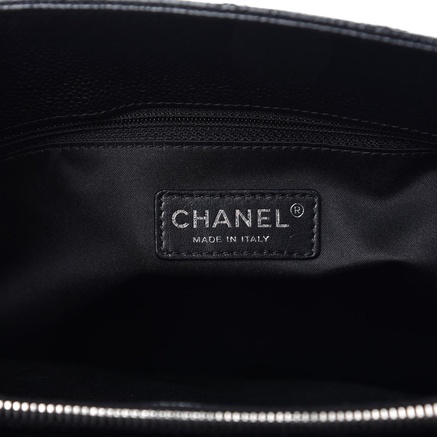 Caviar Quilted Grand Shopping Tote GST Black