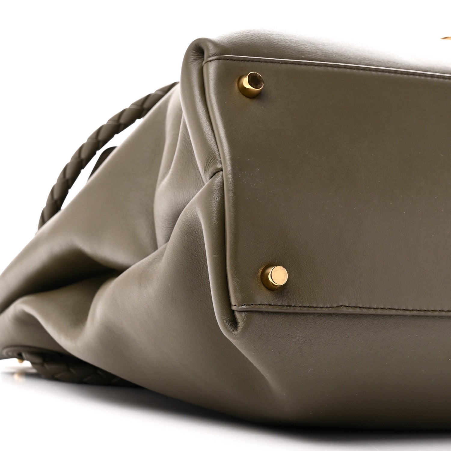 Bottega Veneta Silky Calfskin Large Ciao Ciao Cypress 8 of 9
