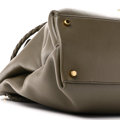 Bottega Veneta Silky Calfskin Large Ciao Ciao Cypress 8 of 9