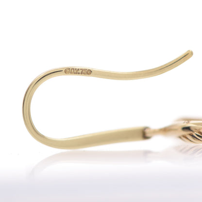 David Yurman 18K Yellow Gold Infinity Drop Earrings 3 of 4